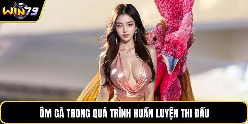 Ôm gà trong quá trình huấn luyện thi đấu