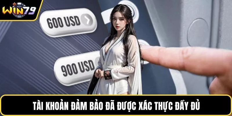 Tài khoản đảm bảo đã được xác thực đầy đủ